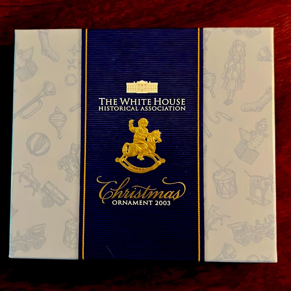 2003 White House Historical Association Christmas Ornament NIB